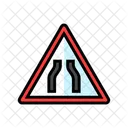 Estradas Estreitas Carro Ícone