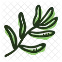 Blatt Estragon Pflanze Symbol
