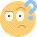 Estranho Confuso Emoji Icon