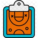 Estrategia de baloncesto  Icono