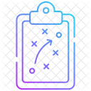 Estratégia de basquete  Ícone