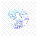Negocios Trabajo Cobertura Icon