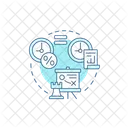 Negocios Trabajo Cobertura Icon