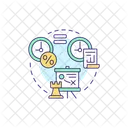Negocios Trabajo Cobertura Icon