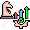 Estrategia De Crescimento Crescimento Desenvolvimento De Estrategia Ícone