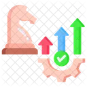 Estrategia De Crescimento Crescimento Desenvolvimento De Estrategia Ícone