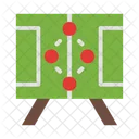Plan De Juego Estrategia Futbol Icono