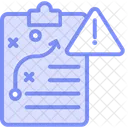 Estrategia De Gestion De Riesgos Icono