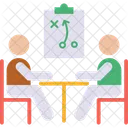 Estrategia Reunion De Negocios Reunion Icon