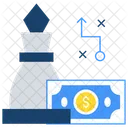 Estrategia Financeira Estrategia De Negocios Estrategia Monetaria Ícone