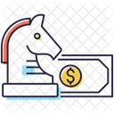 Estrategia Financeira Plano Financeiro Estrategia De Negocios Ícone