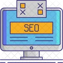 Estrategia Seo Video Online Streaming Online Icono