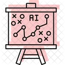 Ai Estrategias Cor Sombra Icone Thinline Ícone