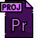 Arquivo Premiere Pro Arquivo Proj Premiere Pro Ícone