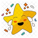 Estrela Emoji Classificacao Ícone