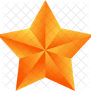 Estrela Ouro Decoracao Icon