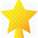 Estrela Ouro Decoracao Icon