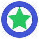 Estrela Distintivo Medalha Icon