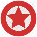 Estrela Distintivo Medalha Icon