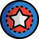 Estrela Escudo Super Heroi Ícone