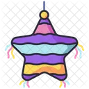 Estrela Decoracao Pinata Icon