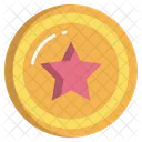 Estrela Medalha Distintivo Ícone