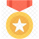 Estrela Medalha Premio Icon