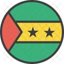 Sao Tome Pais Ícone