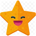 Estrela Emoji Rosto Ícone