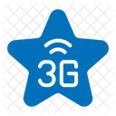 3 G Estrela Favorito Ícone