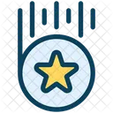 Estrela Cadente Premium Favorito Icon