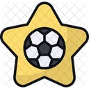 Estrela do futebol  Ícone