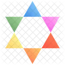 Estrela de seis pontas  Ícone