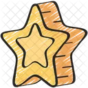 Ouro Estrela Elementos Icon