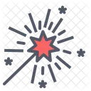 Estrela Comemorar Varinha Ícone