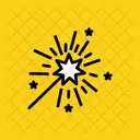 Estrela Comemorar Varinha Ícone