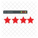 Estrela Feedback Revisao Ícone
