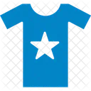 Estrela Em Camiseta Roupas Camisa De Meia Manga Ícone