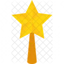 Estrela Decoracao Ouro Ícone