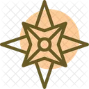 Estrela Nautica Estrela Guia Marcador Celestial Ícone