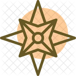 Estrela náutica  Ícone