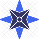 Estrela Nautica Estrela Guia Marcador Celestial Ícone