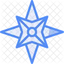 Estrela Nautica Estrela Guia Marcador Celestial Ícone