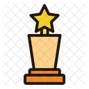 Troféu estrela  Ícone