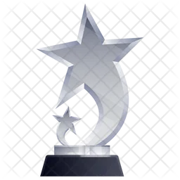 Troféu estrela  Ícone