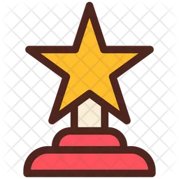 Troféu estrela  Ícone