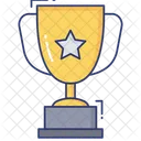 Troféu estrela  Ícone