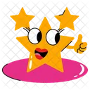 Estrelas Estrela Classificacao Ícone