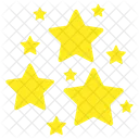 Estrelas Estrelas Brilhantes Noite Ícone