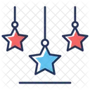 Estrelas penduradas  Ícone